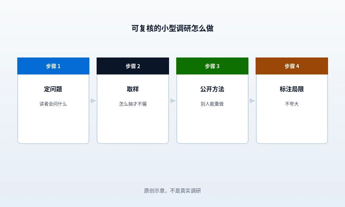 没有调查预算，怎么做一份可被引用的原创数据