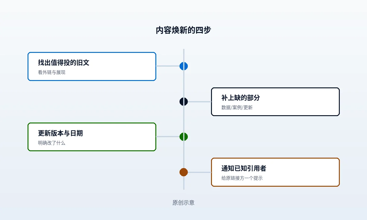 内容焕新：把旧文章改造成值得引用的资产