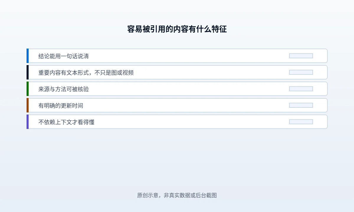 生成式 AI 的引用来源需要什么样的内容