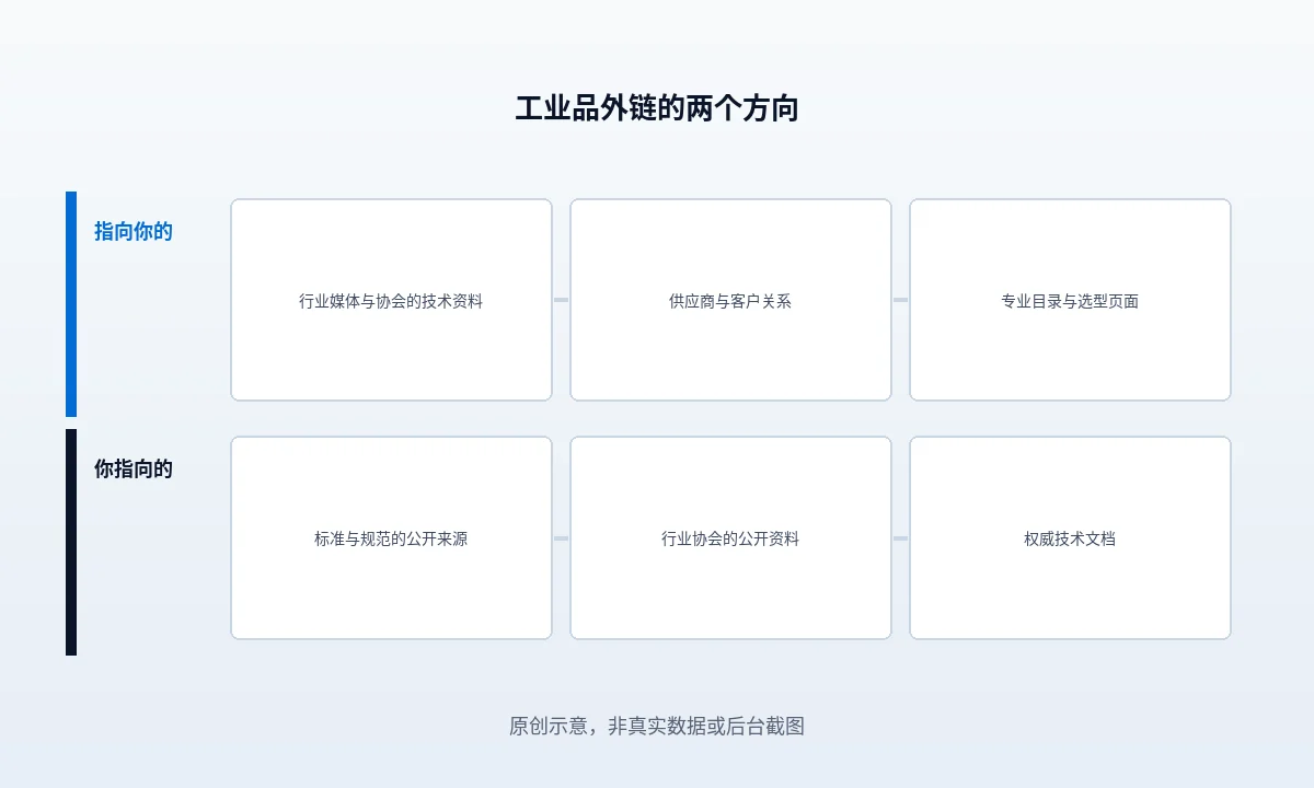 B2B 工业品的外链从哪来