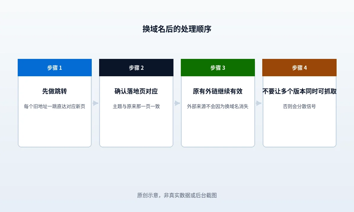 更换域名后旧外链怎么处理