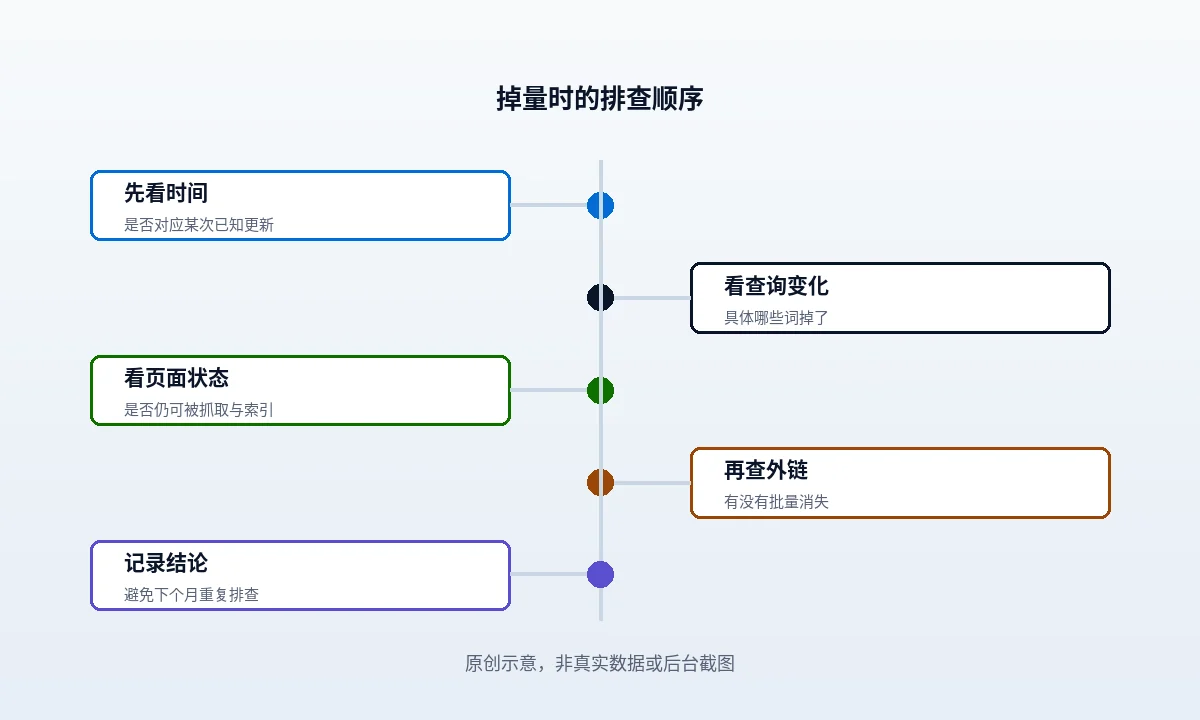 排名突然掉了，先怎么查外链
