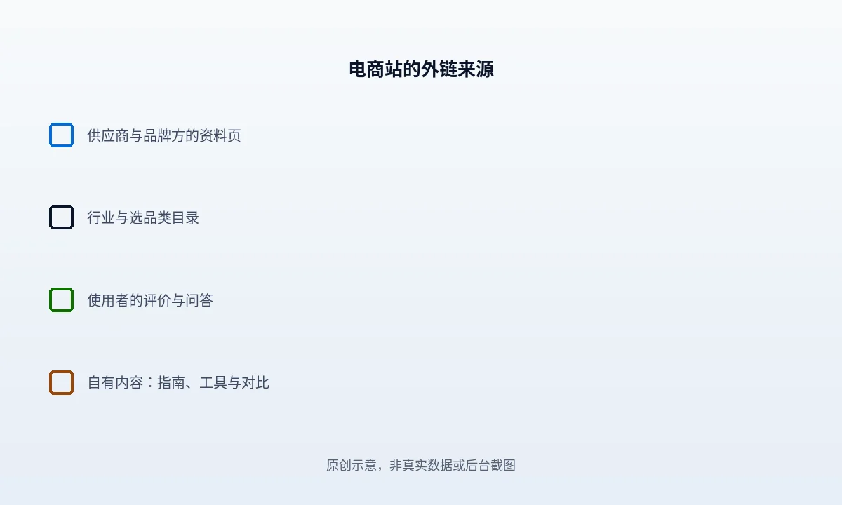 跨境电商站点的外链来源