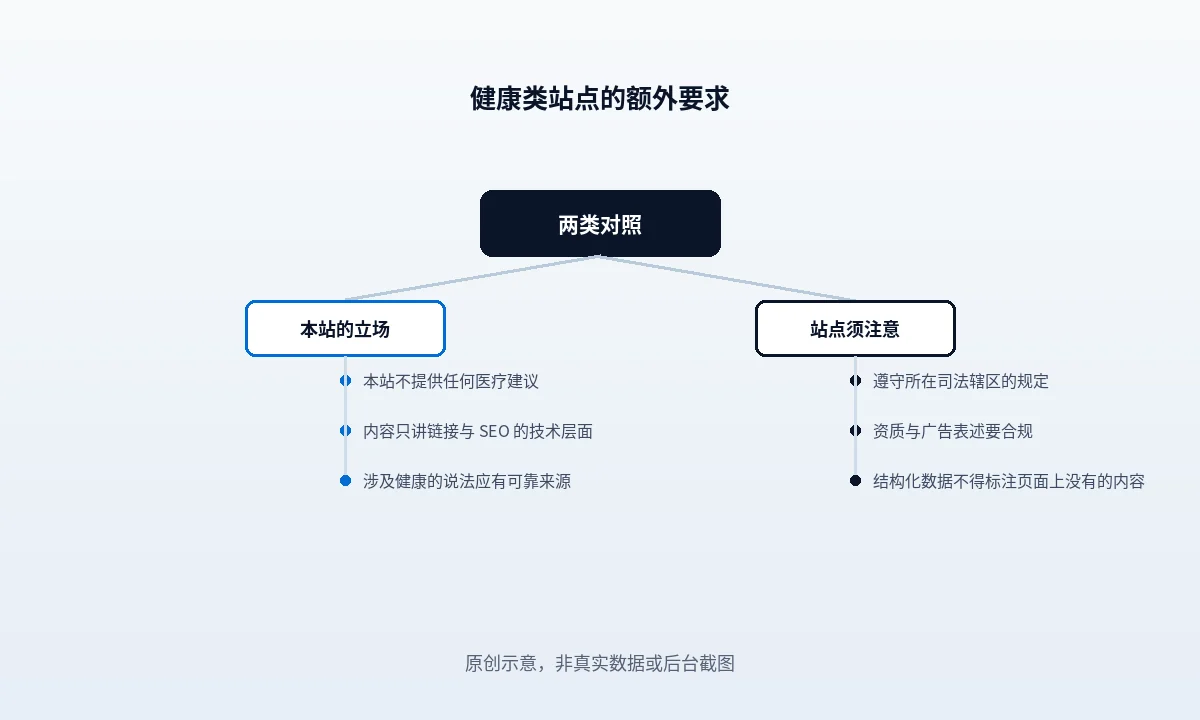 医疗与健康站点的外链要注意什么