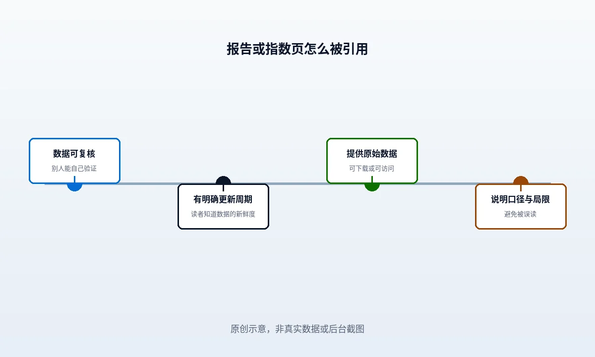 报告和指数类页面的引用价值