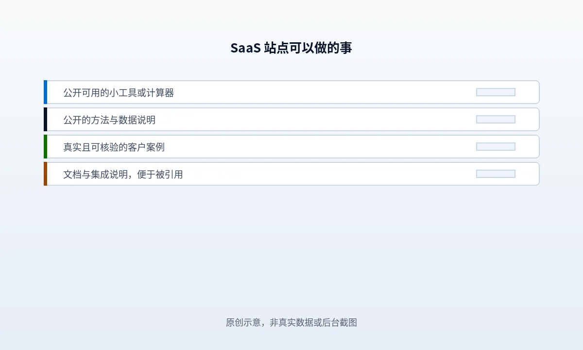 SaaS 网站怎么拿外链