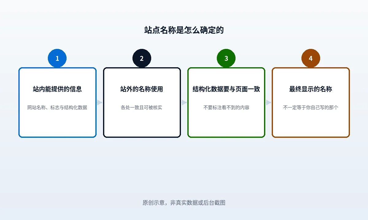 站点名称在搜索结果里是怎么确定的