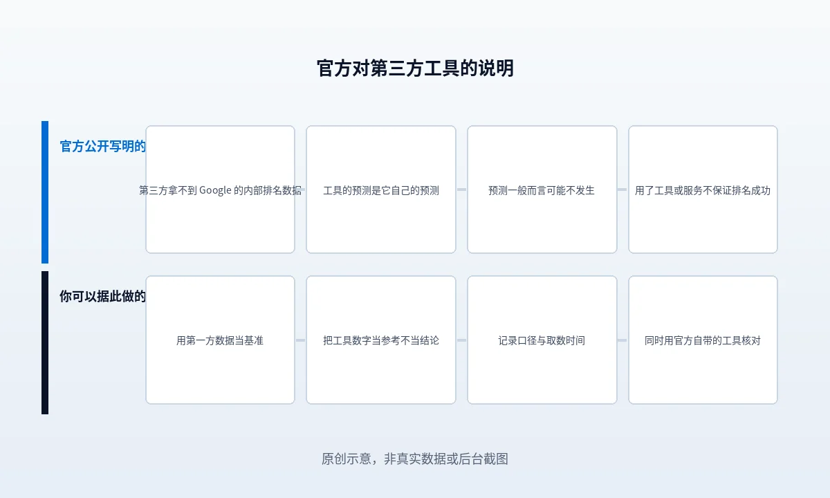 第三方 SEO 工具的数据可信吗：Google 官方怎么说