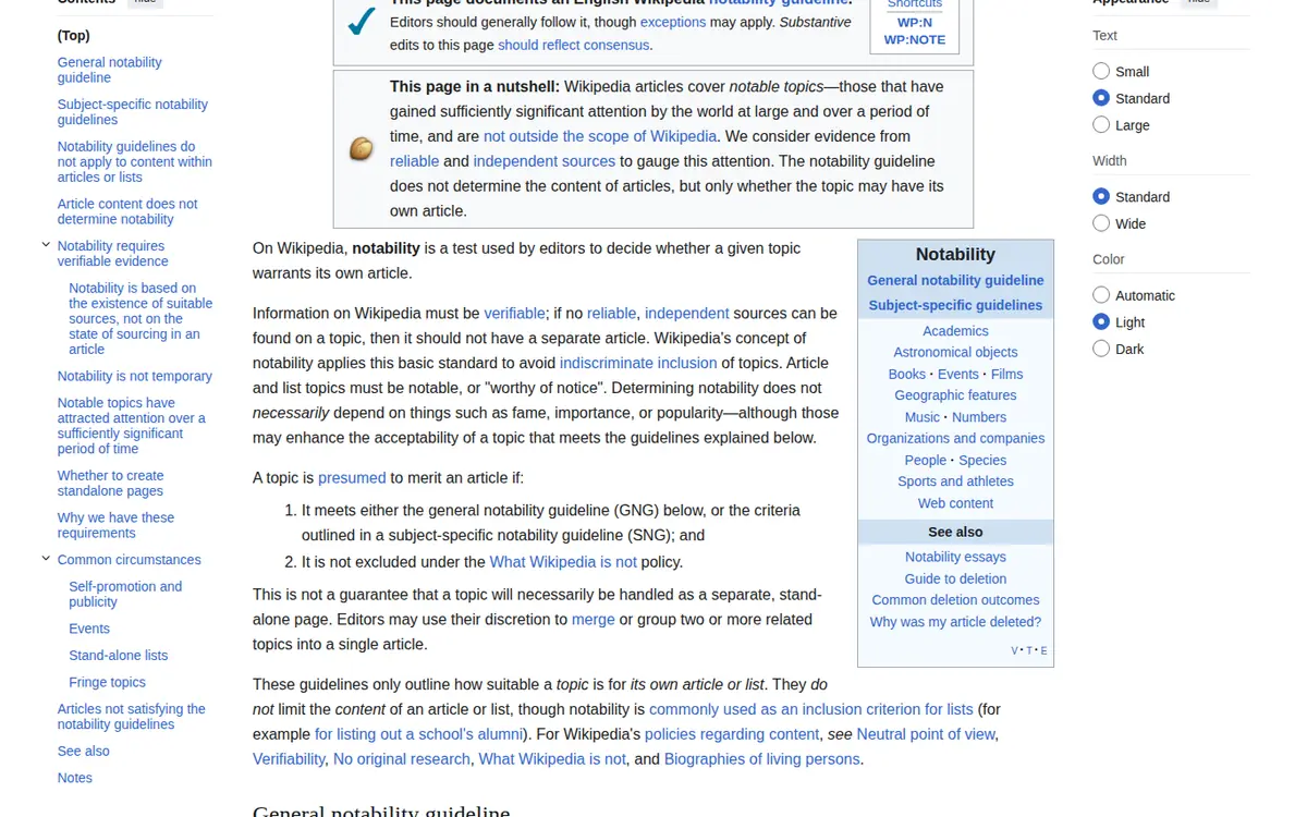 Wikipedia 与 Wikidata：收录条件、边界与常见失败
