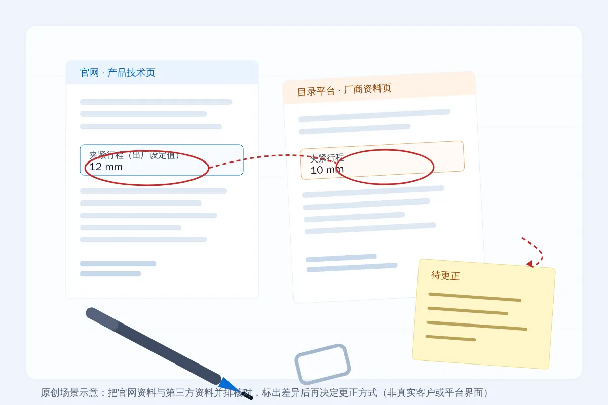 外部内容与官网口径冲突：处理流程与对外话术