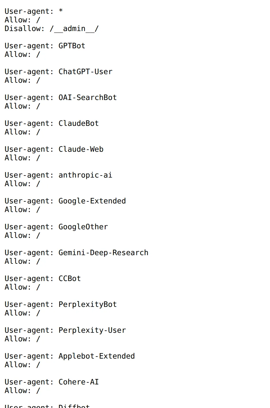 robots.txt 怎么配：允许还是禁止 AI 抓取，先分清要挡的是哪一类
