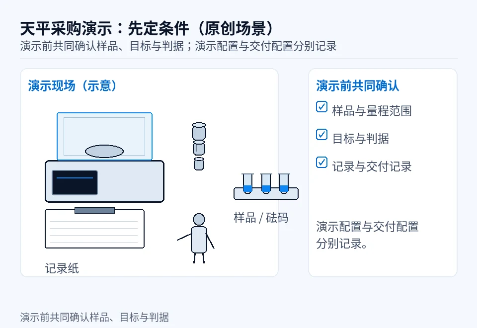 仪器演示和样品测试怎么约：目标、判定、记录与返还责任