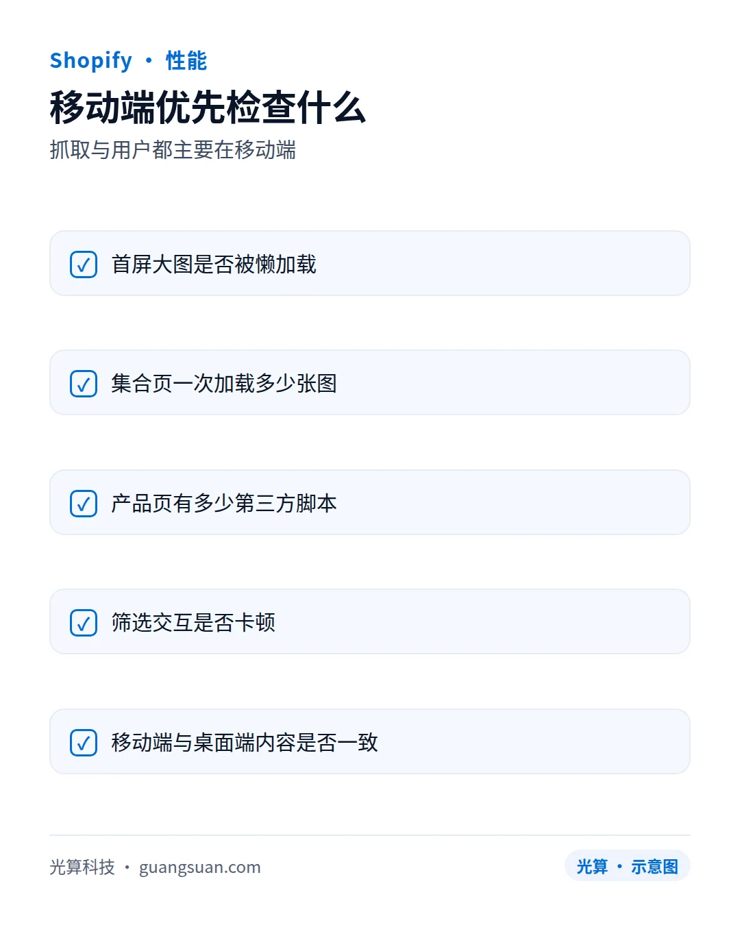 移动端优先检查什么：抓取与用户都主要在移动端