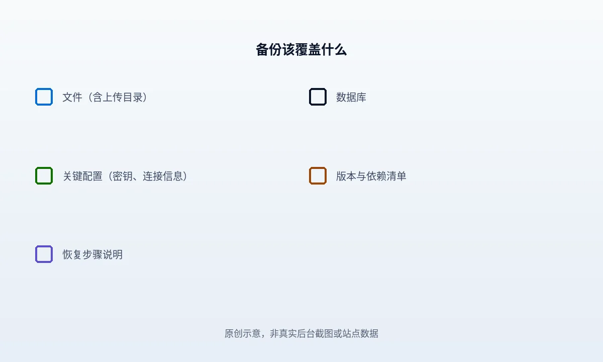 WordPress 备份该备什么：不只是整站压缩