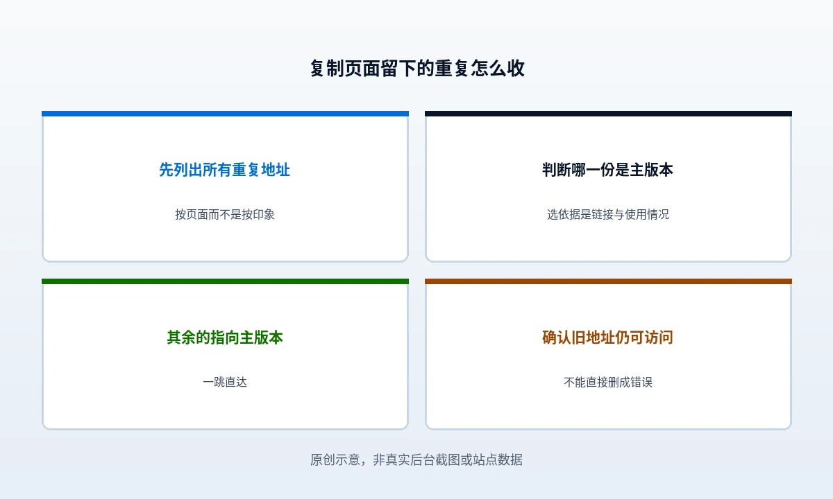 WordPress 页面复制类插件造成的重复页怎么收