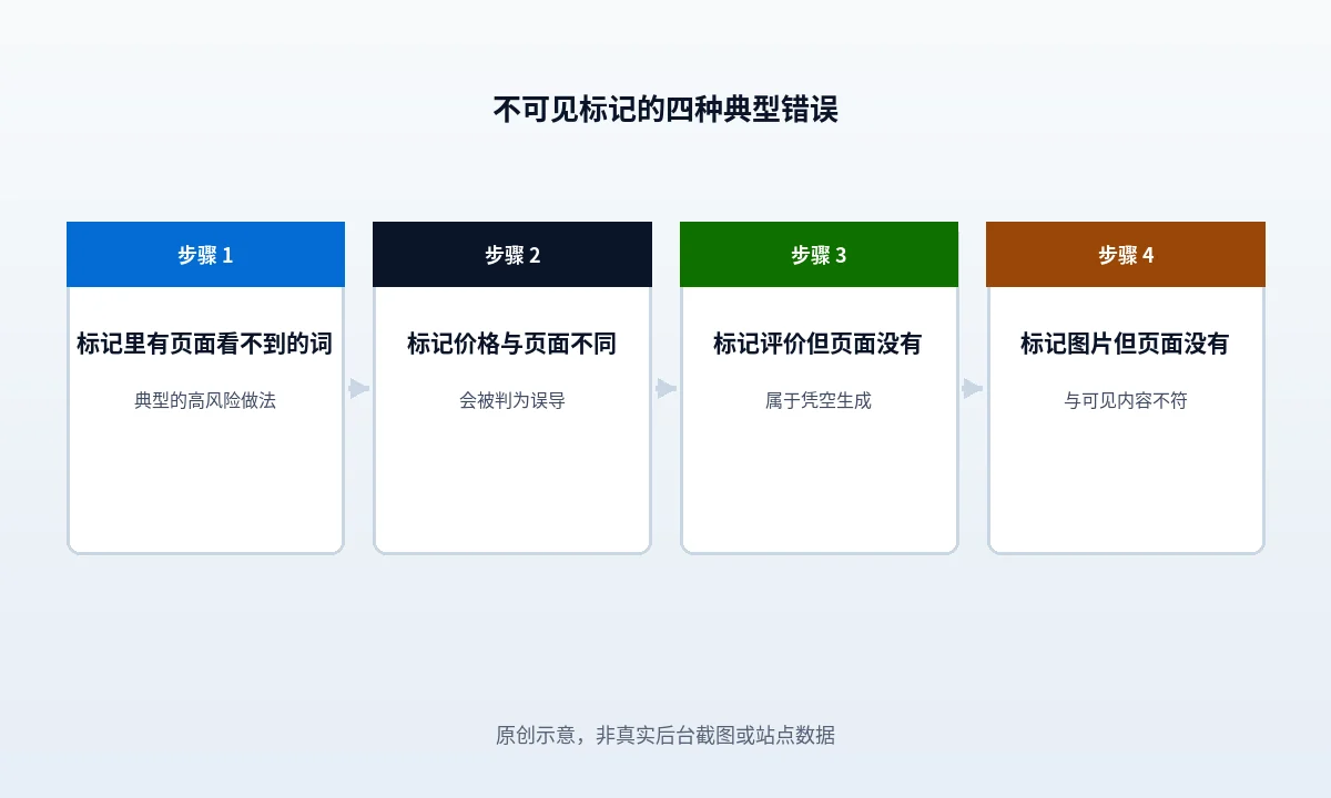 WordPress 结构化数据里别写页面上看不到的内容
