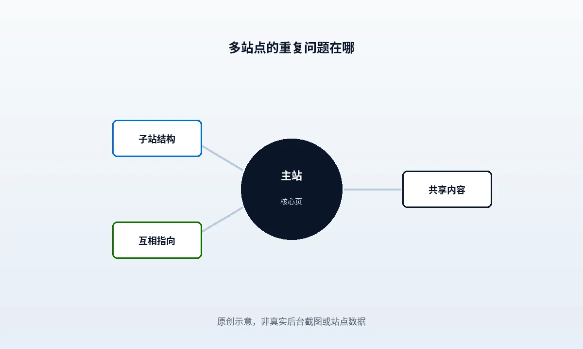 WordPress 多站点的重复内容问题