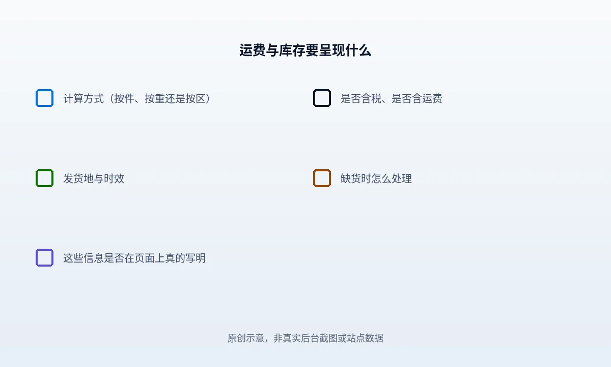 WooCommerce 运费与库存信息怎么呈现